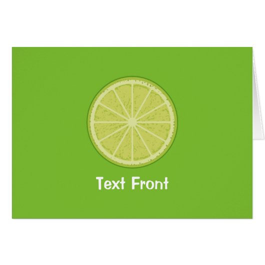 Lime Slice Cards (Front Horizontal)