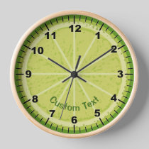 Lime Slice Clock