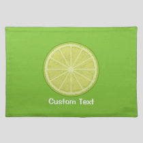 Lime Slice Cloth Placemat