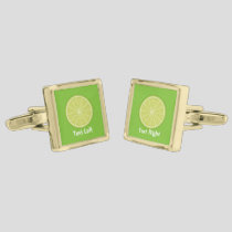 Lime Slice Cufflinks