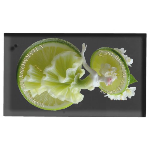 Lime Slice Dancer Art Long Sleeve Place Card Holder
