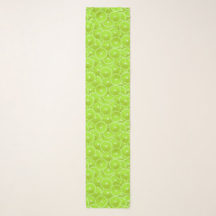 Lime Slice Digital Montage Scarf