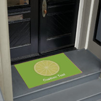 Lime Slice Doormat