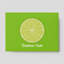Lime Slice Envelope