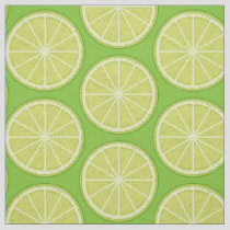 Lime Slice Fabric