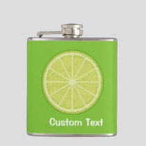 Lime Slice Flask