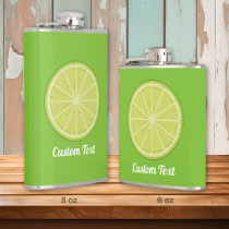 Lime Slice Flask
