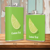 Lime Slice Flask