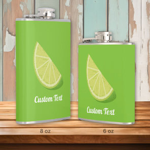 Lime Slice Flask