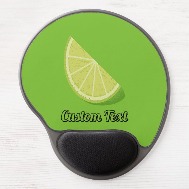 Lime Slice Gel Mouse Pad (Front)