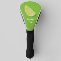 Lime Slice Golf Head Cover