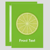 Lime Slice Invitation