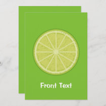 Lime Slice Invitation