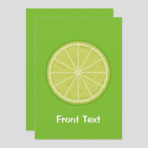 Lime Slice Invitation