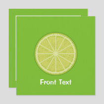 Lime Slice Invitation