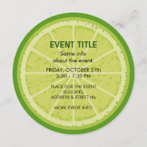 Lime Slice Invitation