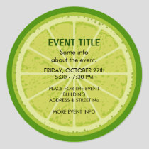 Lime Slice Invitation