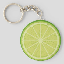 Lime Slice Keychain