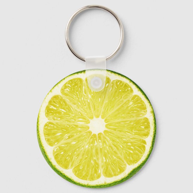 Lime Slice Keychain (Front)
