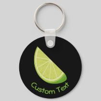 Lime Slice Keychain