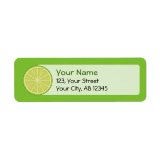Lime Slice Label
