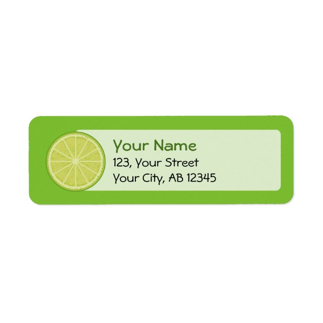 Lime Slice Label (Front)