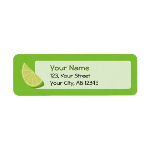 Lime Slice Label