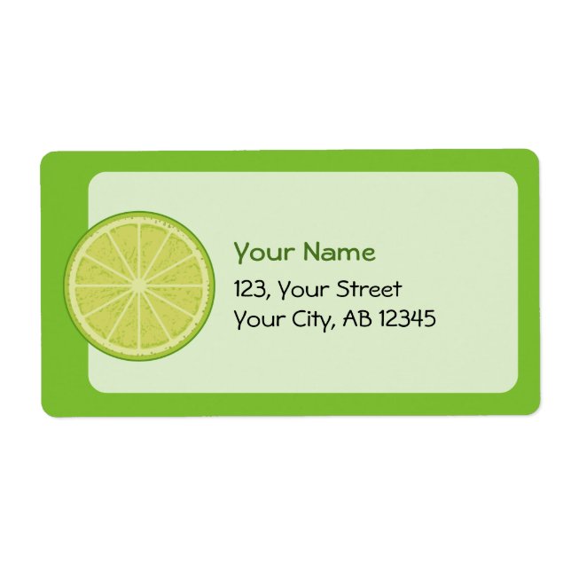 Lime Slice Label (Front)