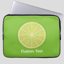 Lime Slice Laptop Sleeve
