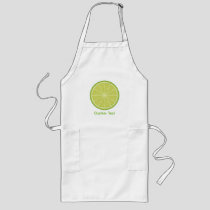 Lime Slice Long Apron