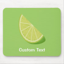 Lime Slice Mouse Pad