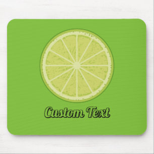Lime Slice Mouse Pad
