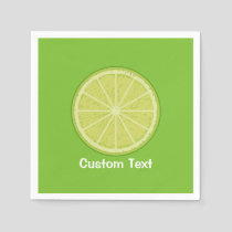 Lime Slice Napkins