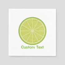 Lime Slice Napkins
