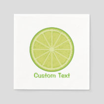 Lime Slice Napkins