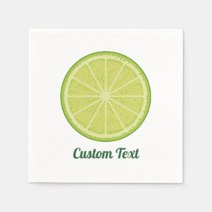 Lime Slice Napkins