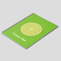 Lime Slice Notebook