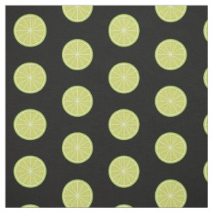 Lime Slice Pattern Fabric