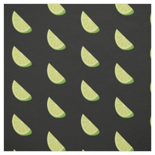 Lime Slice Pattern Fabric