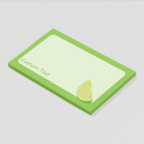 Lime Slice Post-it Notes