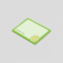 Lime Slice Post-it Notes