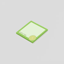 Lime Slice Post-it Notes