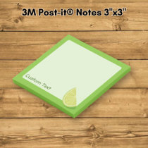 Lime Slice Post-it Notes