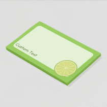 Lime Slice Post-it Notes