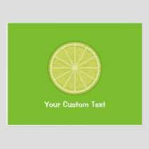 Lime Slice Postcard