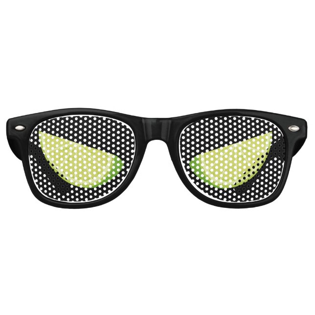 Lime Slice Retro Sunglasses (Front)