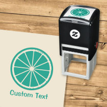 Lime Slice Self-inking Stamp