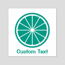 Lime Slice Self-inking Stamp