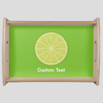 Lime Slice Serving Tray