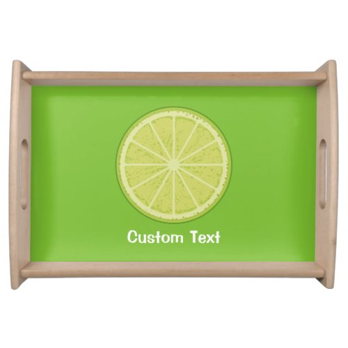 Lime Slice Serving Tray